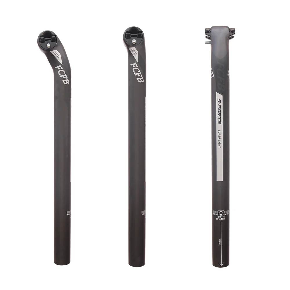 new FCFB UD carbon mtb seatpost 5mm 20mm road bike seat tube seat tube