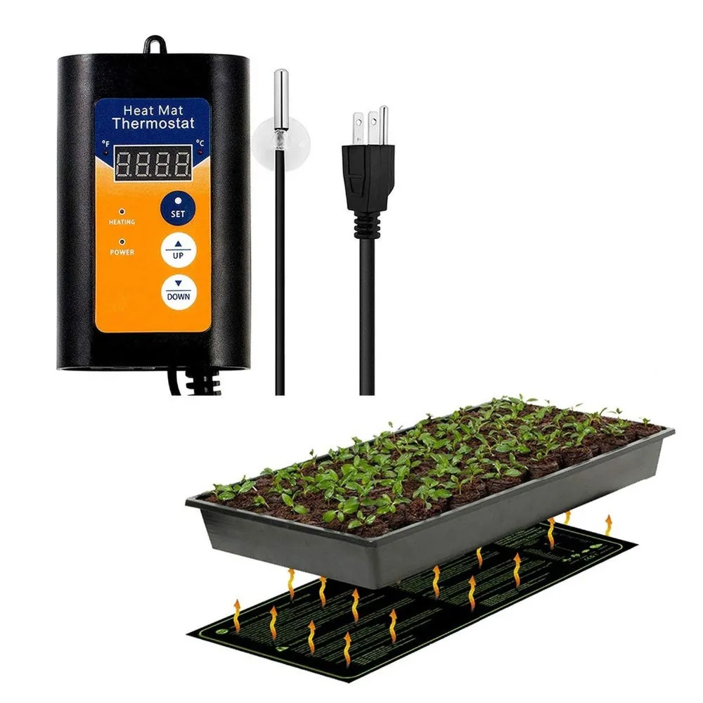 

Digital Heat Mat temperature Thermostat Controller for Seed Germination