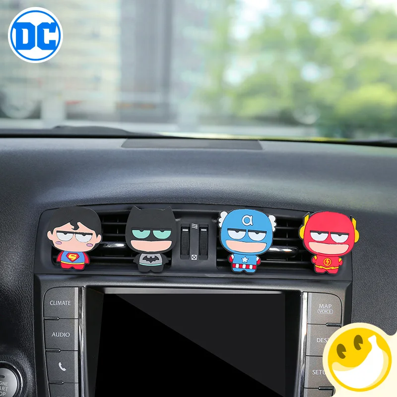 

Car Styling Marvel Style Air Freshener Perfume For Car Air Condition Vent Smell Toys Accessories