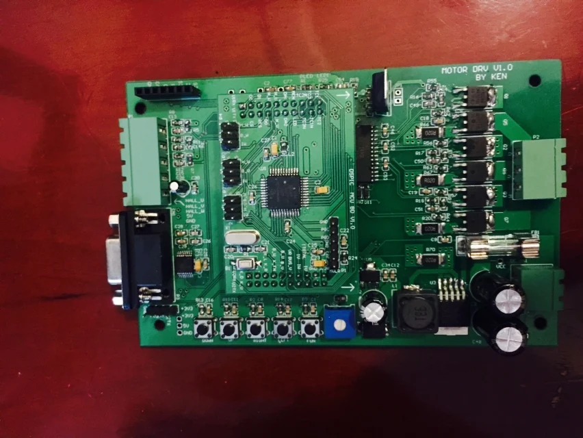 Для микрочипа DSPIC MCLV (BLDC PMSM) Foc синусоидальный волновый бесщеточный мотор макетная