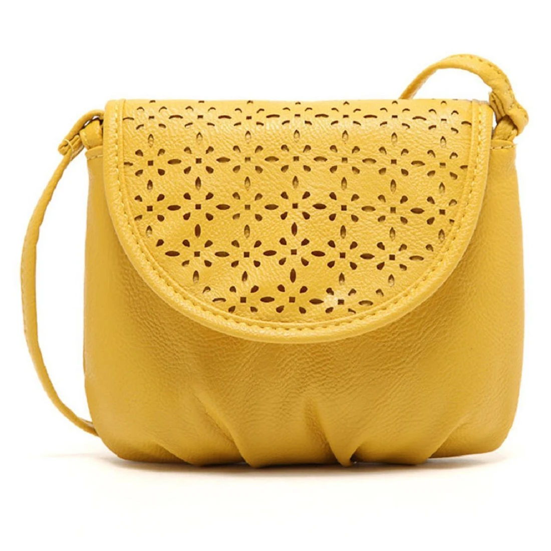 

Women Leather Shoulder Bag Satchel Shoulder Bag Body Of The Cross Of The Messenger Of Mini Tote Yellow