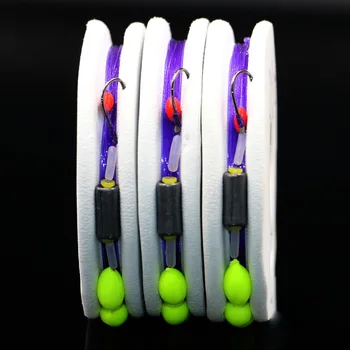 

Ready Made Traditional Fishing Rigs Seven Star Float Ready Tied Nylon Fishing Line with Izu Hooks 3.6m/4.5m/5.4m/6.3m/7.2m