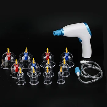 

Electric Vacuum Chinese Suction Body Cupping Therapy Kit Lymph Drainage Pain Relief Massage Anti Cellulite Cupping Device Set