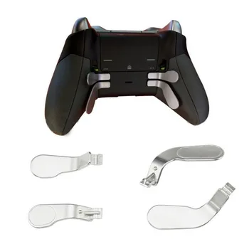 

1 set For Xbox One Elite Rear Buttons Paddles Controller Bumper Long & Short for Xbox One Elite Controller Silver