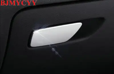 BJMYCYY Car accessory driver storage box Stainless steel hand sequins for Audi A3 2017 | Автомобили и мотоциклы