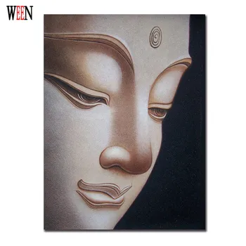 

WEEN Buddha Wall Pictures For Living Room Modern Candle Stone Cuadros Decoracion Canvas Art Poster Printed Wall Artwork No Frame
