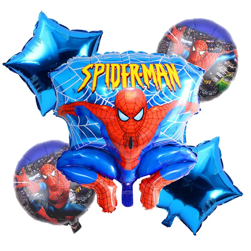 5 шт./набор, Человек-паук, домашний воздушный шар с изображением Человека-паука, Детские воздушные шары для вечеринки на день рождения, Globos, аксессуары, принадлежности для фотосъемки - Цвет: 11