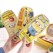 Cute Cartoon Despicable Me Minions Women Makeup Bag Cosmetic Bag Case Make Up Organizer Toiletry Bag kits Storage Pouch