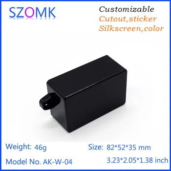 

10pcs szomk good qualtity Electrical plastic junction box case instrument housing case control box 82*52*35mm