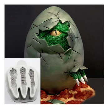 

Luyou 1pcs Dinosaur Paw Lace cake silicone mold fondant mold cake decorating tools chocolate gumpaste mold FM1846