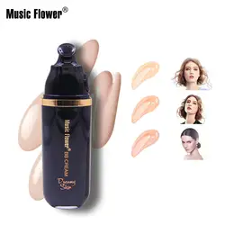 Music Flower 3 цвета натуральный уход за кожей лица BB крем макияж корректоры для лица кремовая основа масло-управление длительный База под макияж