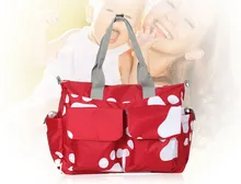 Moda Bolsa de Pañales Grandes Bolsas Para Mamá Maternidad Cambiar Pañales Cochecito de Bebé Bolsa de Bebé de Diseño Cosas Organizador Del Bolso