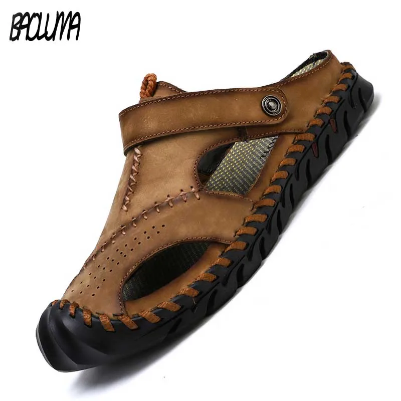 الكلاسيكية الرجال الصنادل الصيف لينة مريحة شبشب رجالي عالية الجودة جلد طبيعي الصنادل كبيرة الحجم الصنادل الرجال الرومانية أحذية الكلاسيكية الرجال الصنادل الصيف لينة مريحة شبشب رجالي عالية الجودة جلد طبيعي الصنادل كبيرة الحجم الصنادل الرجال الرومانية أحذية