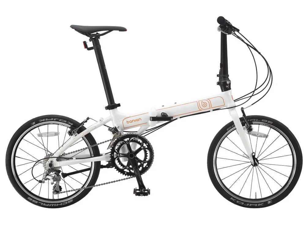 2X10S Air Speed 20'' Alloy Folding Bicycle Front & Rear Wheel V Brake