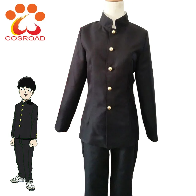 Косплей костюм Cosroad аниме Mob Psycho 100 Kageyama Shigeo парики школьная форма для мальчика