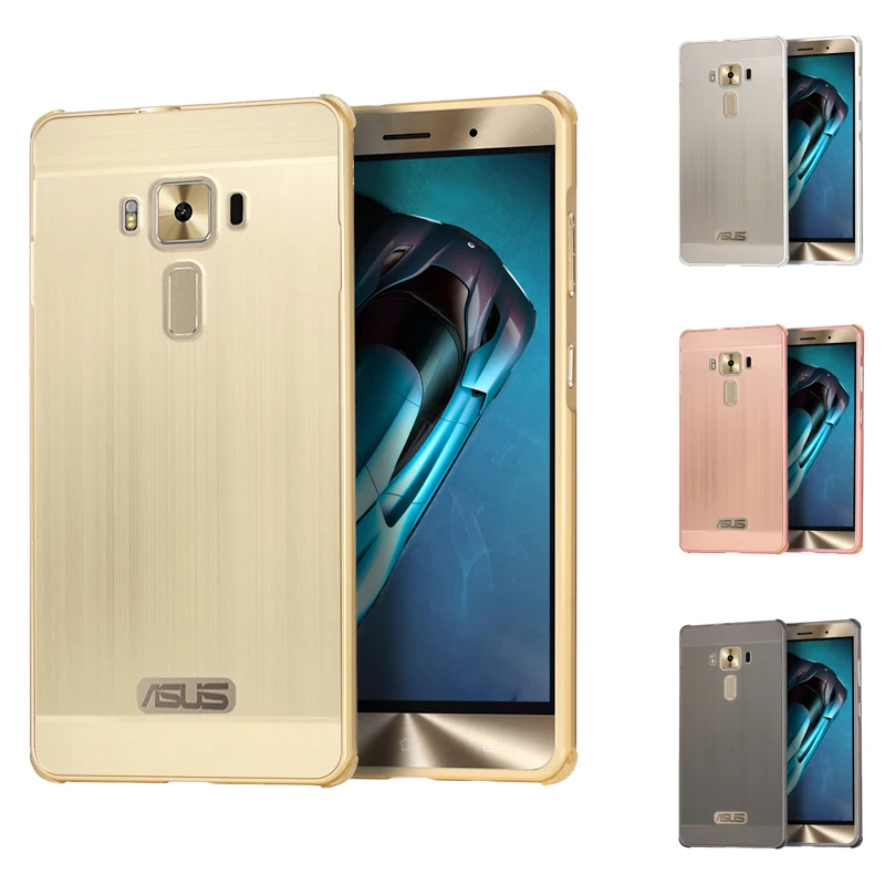 

Luxury Aluminum Bumper For Asus Zenfone 3 Deluxe ZS570KL Case Brushed Metal Hard PC Back Cover For Asus Zenfone 3 Deluxe ZS570KL