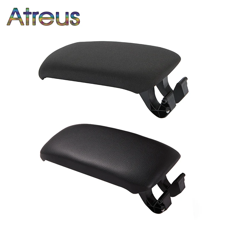  Atreus 1pcs Cloth Leather Car Styling Center Console Armrest Cover Stickers For Audi A3 8P A5 Acces