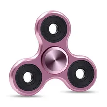 Metal Tri Spinner Aluminum Material Fidget Gyro for Autism and ADHD Rotation Anti Stress Wheel Toys Stres Spiner long