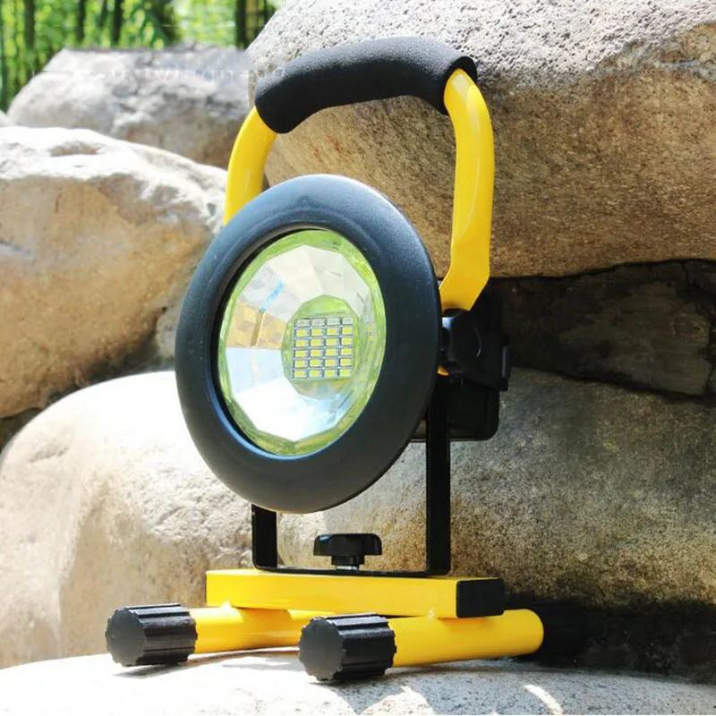 LED floodlight rechargeable 24led Flood light Red/White/Blue Light