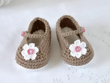 

Crochet Baby bootie, slipper shoes, sneaker model number ZKL0019