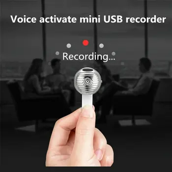 

Yescool Amoi- A31 professional USB3.0 Metal Dictaphone Voice Activate mini hidden espiar infiltrator Digital Voice Recorder MP3