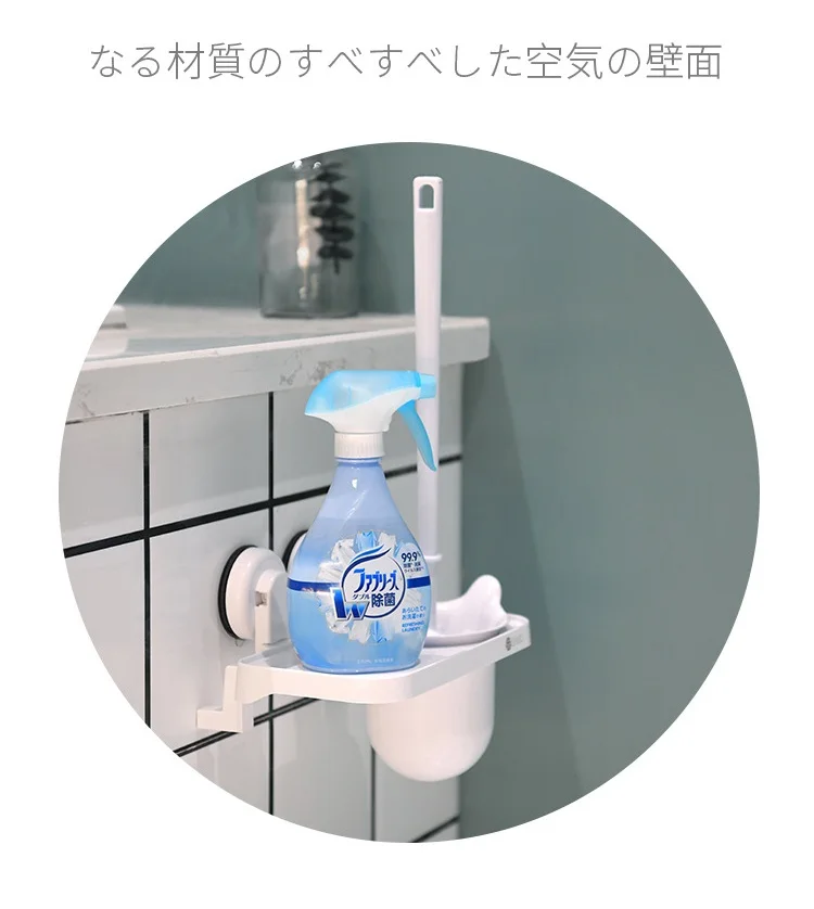 Присоска типа креативные скребок для туалета Чистящая Щетка с держателем набор с кронштейном для хранения