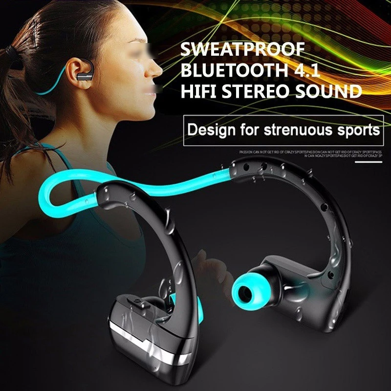 

Fashion Sports Bluetooth Earphone Stereo Headset Sweatproof Active Noise Wireless Earphone auriculares bluetooth inalambrico