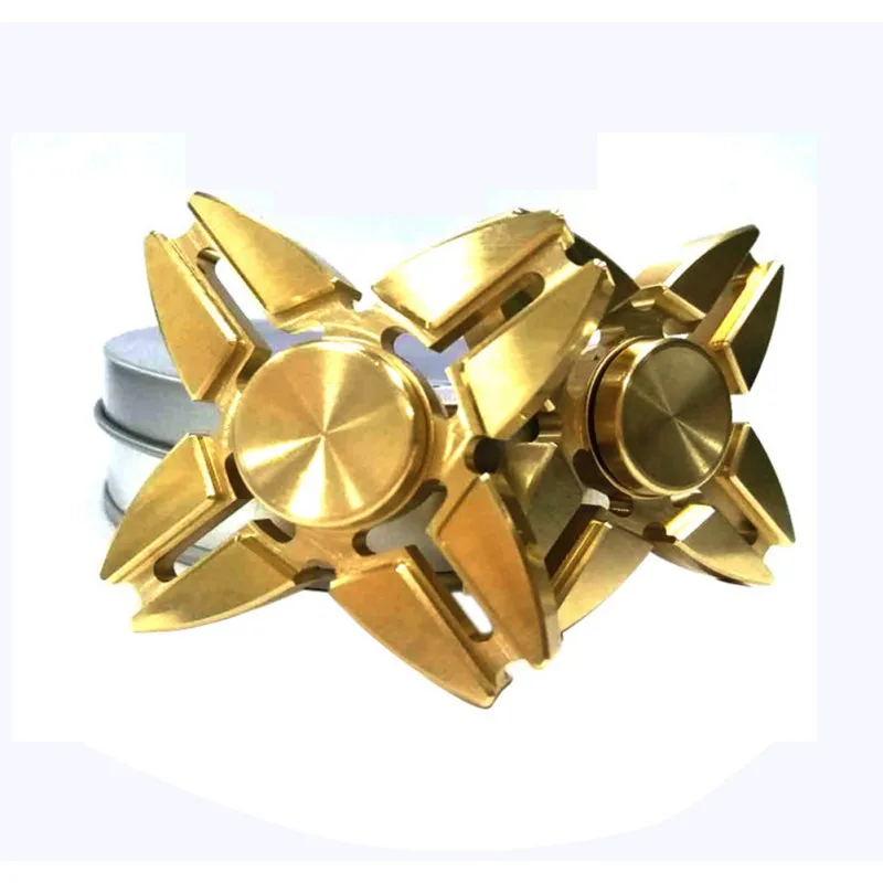 High Quality Gold Fidget Hand Spinner Finger Tri-Spinner Metal Spinner For Autism ADHD Anxiety Stress Toy Gift High Quality Gold Fidget Hand Spinner Finger Tri-Spinner Metal Spinner For Autism ADHD Anxiety Stress Toy Gift