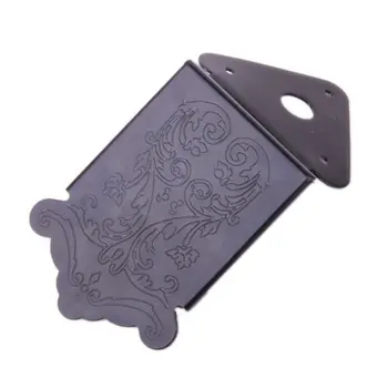 

Wholesale 3PCS Black Zinc Alloy Tailpiece with Cover for Mandolin 62 x42mm