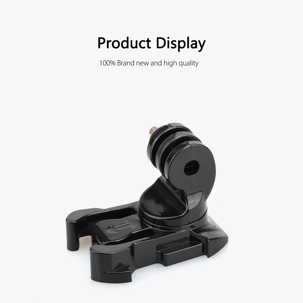 Vamson for Gopro 8 7 6 5 session Accessories Backpack Clip 360 Degree Rotatable Fixed Bracket Base for DJI OSMO for Yi 4K VP526