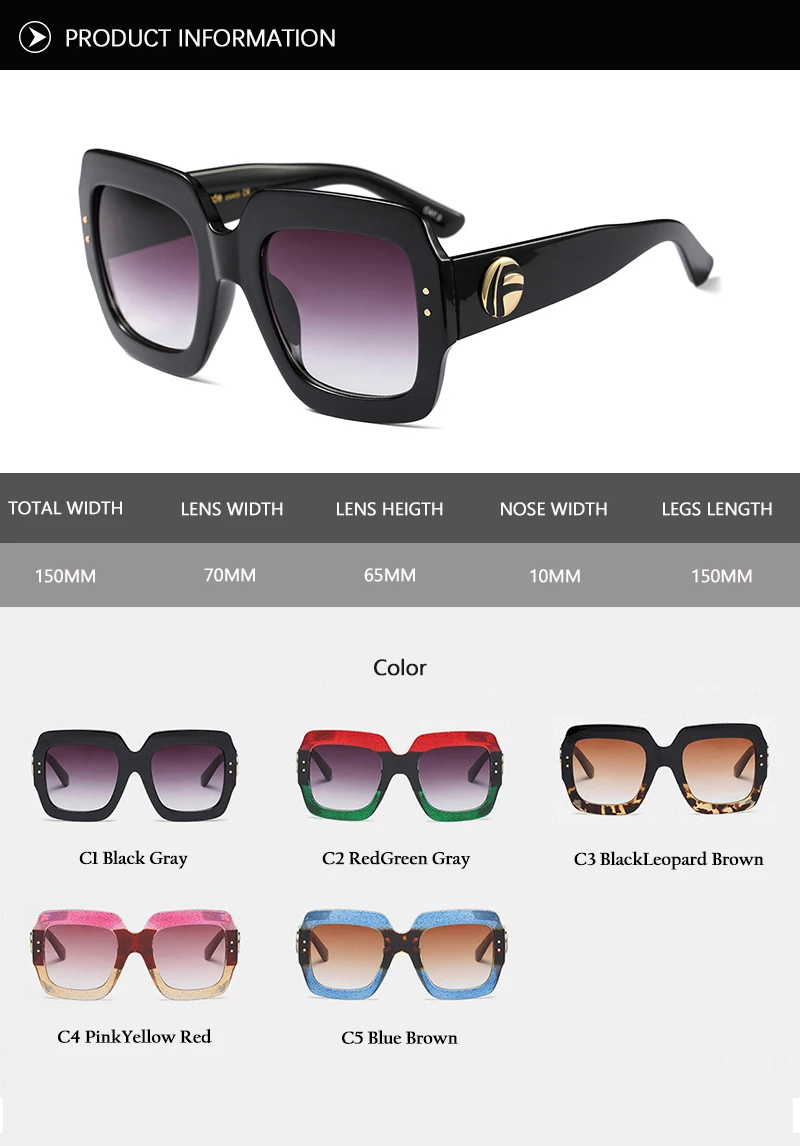 2018 News Square Sunglasses  (28)