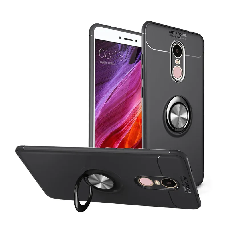

Silicone Case For Xiaomi Redmi Note 6 Pro Note 5 Case Soft Phone Cover Fundas For Redmi Note 6 4 4X 5A Prime 6Pro Case With Ring