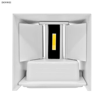 

6PCS Indoor Outdoor Waterproof 12W LED Porch Light Wall Lamp Modern Home Decor Wall Lights for Bedroom Hallway Yard Balcony