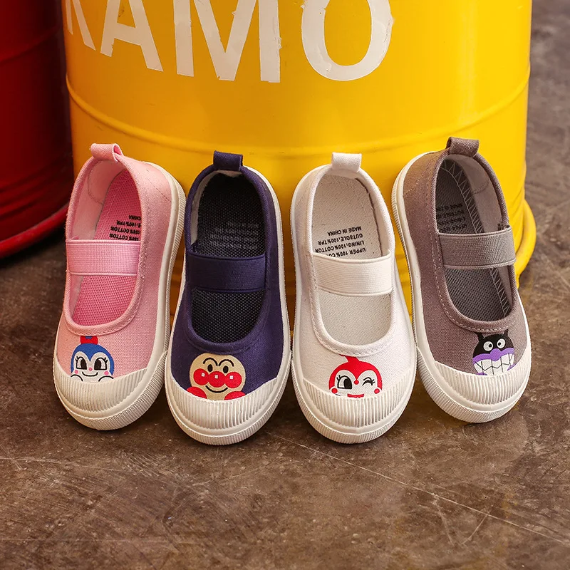 

Kids Shoes for Girls Canvas Elastic and Soft Casual Baby Boy Toddler Sneakers Kids Trainers to Children Fashion Cartoon Shoes