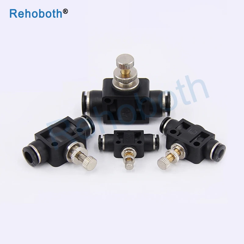 

1 Pcs LSA04 LSA06 LSA08 LSA10 Pneumatic Components Trachea Quick Coupler Throttle Valves Pipe Type Throttle Valves
