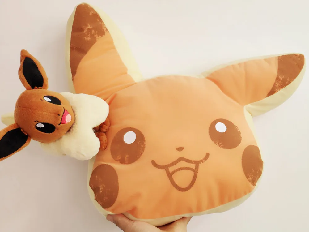 Коллекция редких плюшевых игрушек Eevee pokemon 2018 кукла-подушка 30 см | Игрушки и хобби