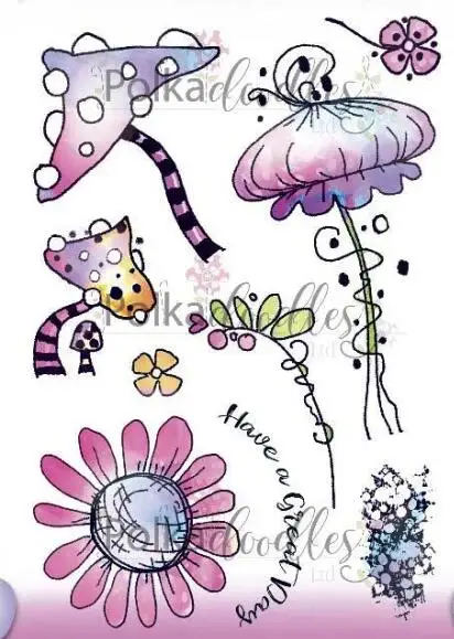 

FLOWER Transparent Clear Stamp/Seal for DIY scrapbooking/photo album Decorative clear stamp A0293