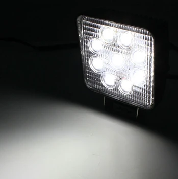 

[Seven Neon]2pcs 27W LED Work Light for Indicators Motorcycle Driving Offroad Boat Car Tractor Truck 4x4 SUV ATV Spot Flood 12V