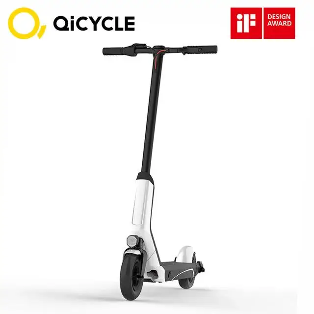 Xiaomi QiCYCLE EUNI ES808 Electric Bike 8 inch Tire 5.2Ah Folding Electric Scooter Bluetooth BMS Dual Braking System 250W White Xiaomi QiCYCLE EUNI ES808 Electric Bike 8 inch Tire 5.2Ah Folding Electric Scooter Bluetooth BMS Dual Braking System 250W White