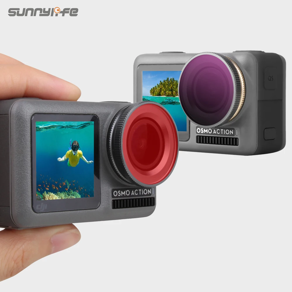 Sunnylife Регулируемый фильтр объектива ND/PL CPL для дайвинга фильтры спортивной экшн