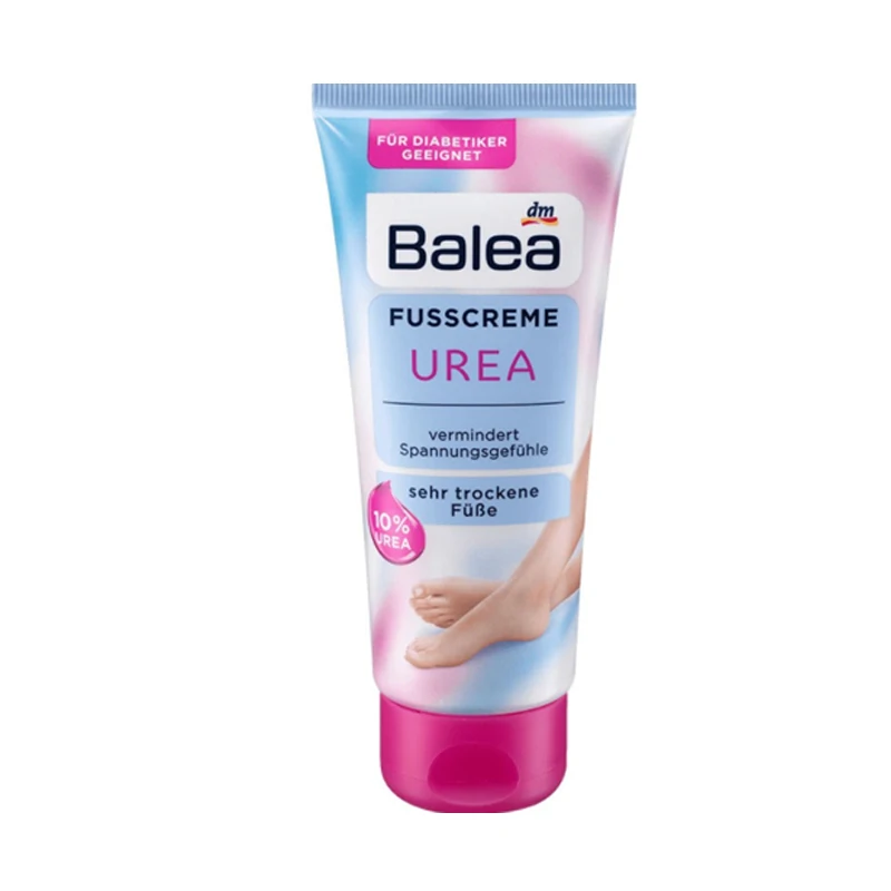 Newest Balea Urea Foot Cream 100ml with 10%Urea Soothe Nourishing Cream for Very Dry Foot Intensive moisture 24-hour Moisturizer