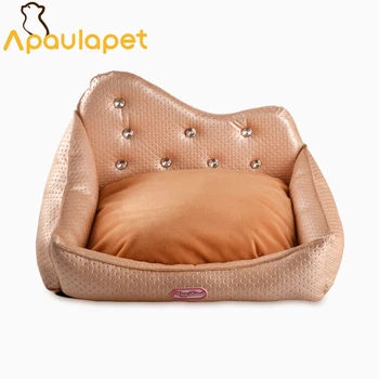 

APAULAPET Leather Pet House Moistureproof Keep Clean Pets Bed Home Dog Mat With Diamonds For Cats Dog cama para cachorro