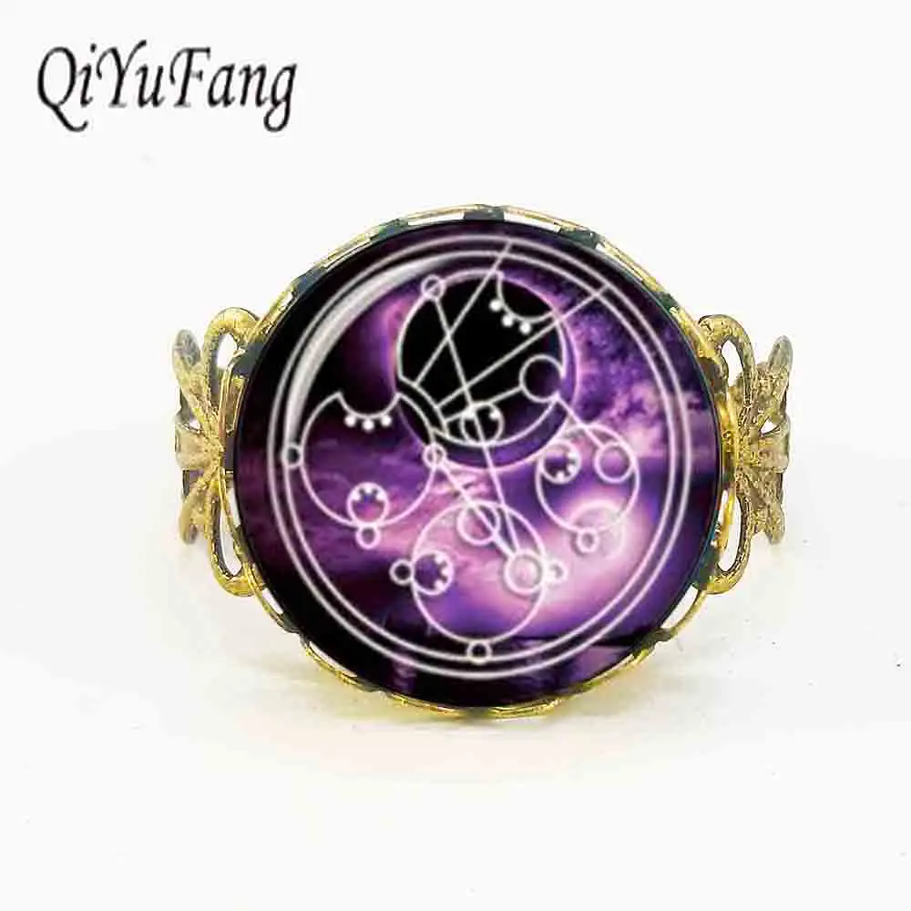 Мужское кольцо в стиле стимпанк аксессуар dr who timelord time lord purple Nebula 1 шт./лот