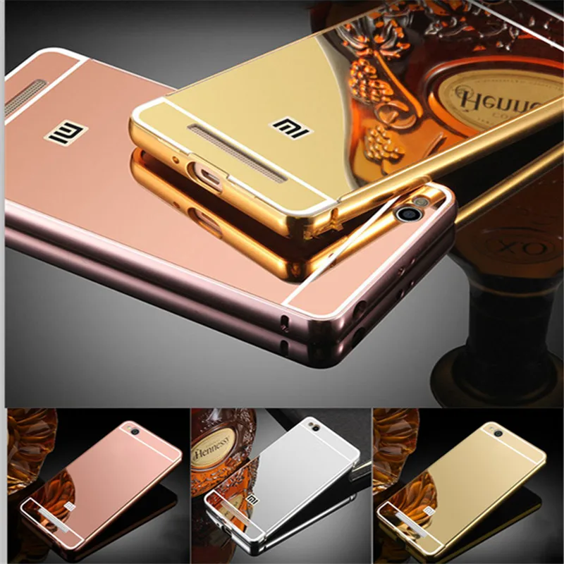 5.0 16GB Luxury Aluminum Case Plating Mirror Case For Xiaomi Redmi 4A