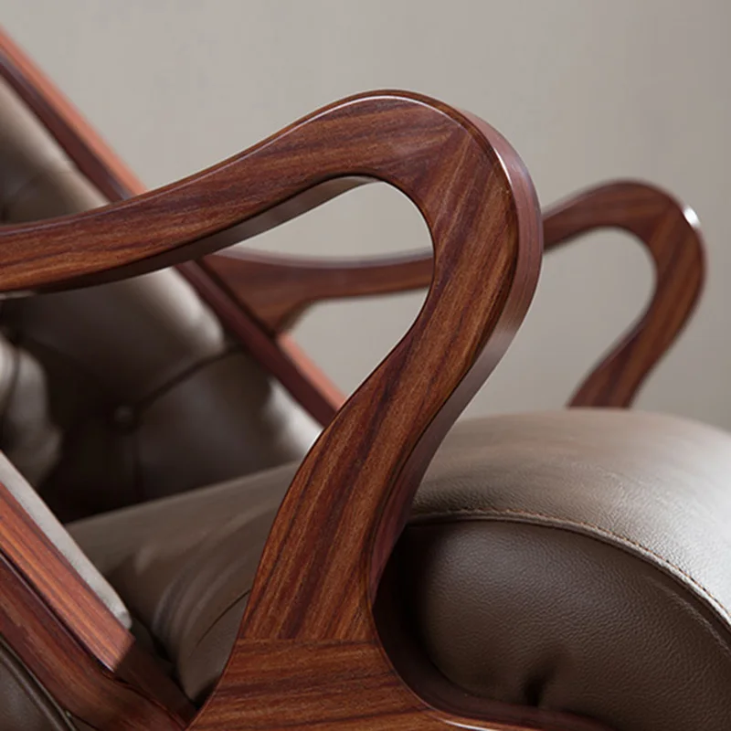 Vintage furniture suits suitable for living room solid wood recliner and footstool elegant antique design furniture M305+M319 Vintage furniture suits suitable for living room solid wood recliner and footstool elegant antique design furniture M305+M319