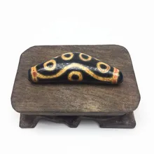 9 глаз амулет бычий Рог бусина 54 мм* 18 мм* 12 мм тибетские бусины дзи лушащие бусины для изготовления кулона и ожерелья