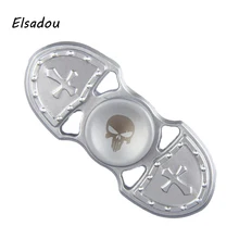 Elsadou 2017 New Fidget Toy Hand Spinner Metal Crusader Tiger Finger Stress Spinner