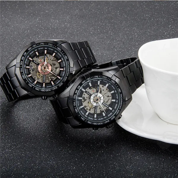 Мужские автоматические механические часы, винтажные мужские часы, лучший бренд, роскошные 8 видов стилей