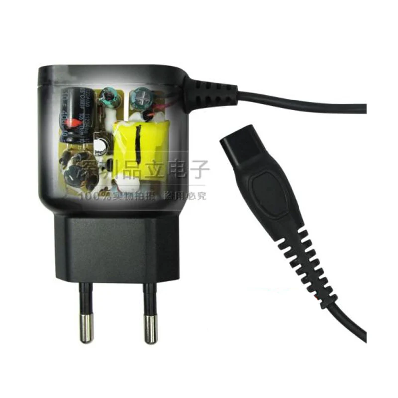 Original 100V-240V AC For DC Razor Charger Cord Adapter For Philips Shaver HQ EU Plug