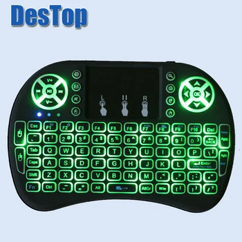 

Mini i8 Wireless Keyboard 3 colour backlit 2.4GHz For Android TV Box Tablet 50pcs